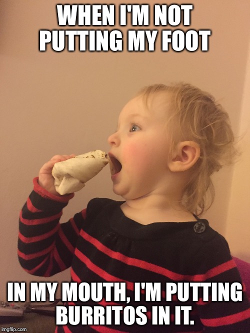 Sticking Foot In Mouth Meme