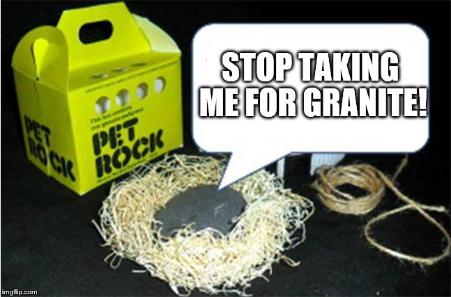 STOP TAKING ME FOR GRANITE! | made w/ Imgflip meme maker