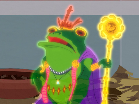 High Quality South Park Frog King Blank Meme Template