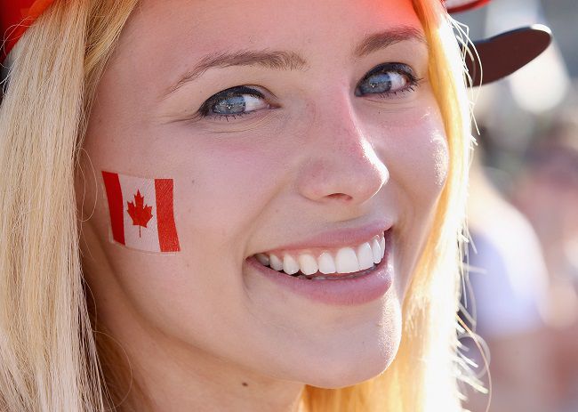 Canadian Lady Blank Meme Template