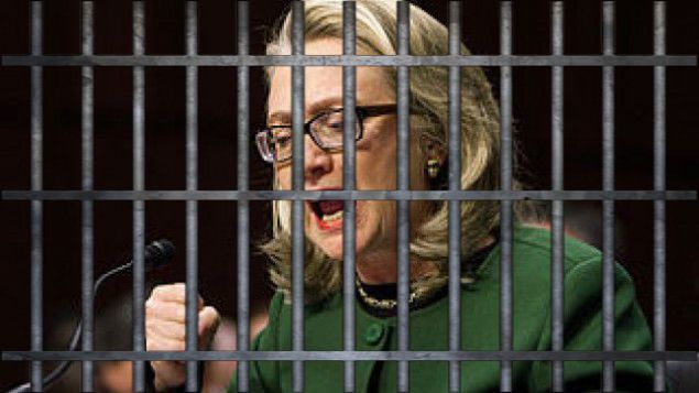 High Quality Hillary behind bars Blank Meme Template