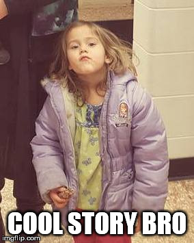 cool story bro | COOL STORY BRO | image tagged in gangsta,cool story bro | made w/ Imgflip meme maker