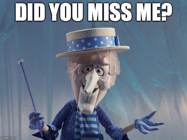 Winter's Coming | DID YOU MISS ME? | image tagged in winter's coming | made w/ Imgflip meme maker