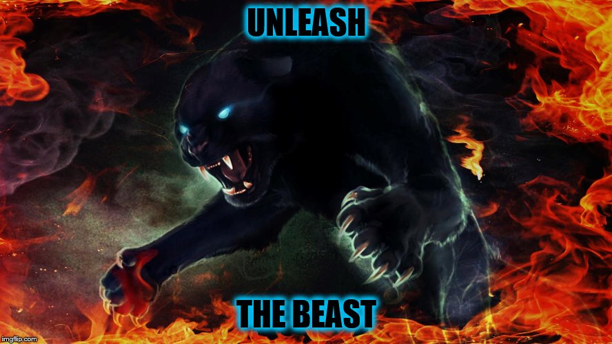 Panther Nation | UNLEASH; THE BEAST | image tagged in carolina panthers | made w/ Imgflip meme maker