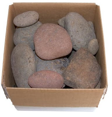 box of rocks Blank Meme Template