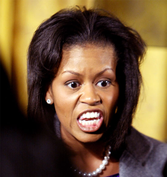 Michelle Obama Lookalike Blank Meme Template