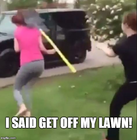 I SAID GET OFF MY LAWN! | image tagged in get off my lawn | made w/ Imgflip meme maker
