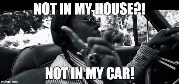 Cree Summer Doesn't Play... | NOT IN MY HOUSE?! NOT IN MY CAR! | image tagged in memes,funny memes,not in my house,finger | made w/ Imgflip meme maker