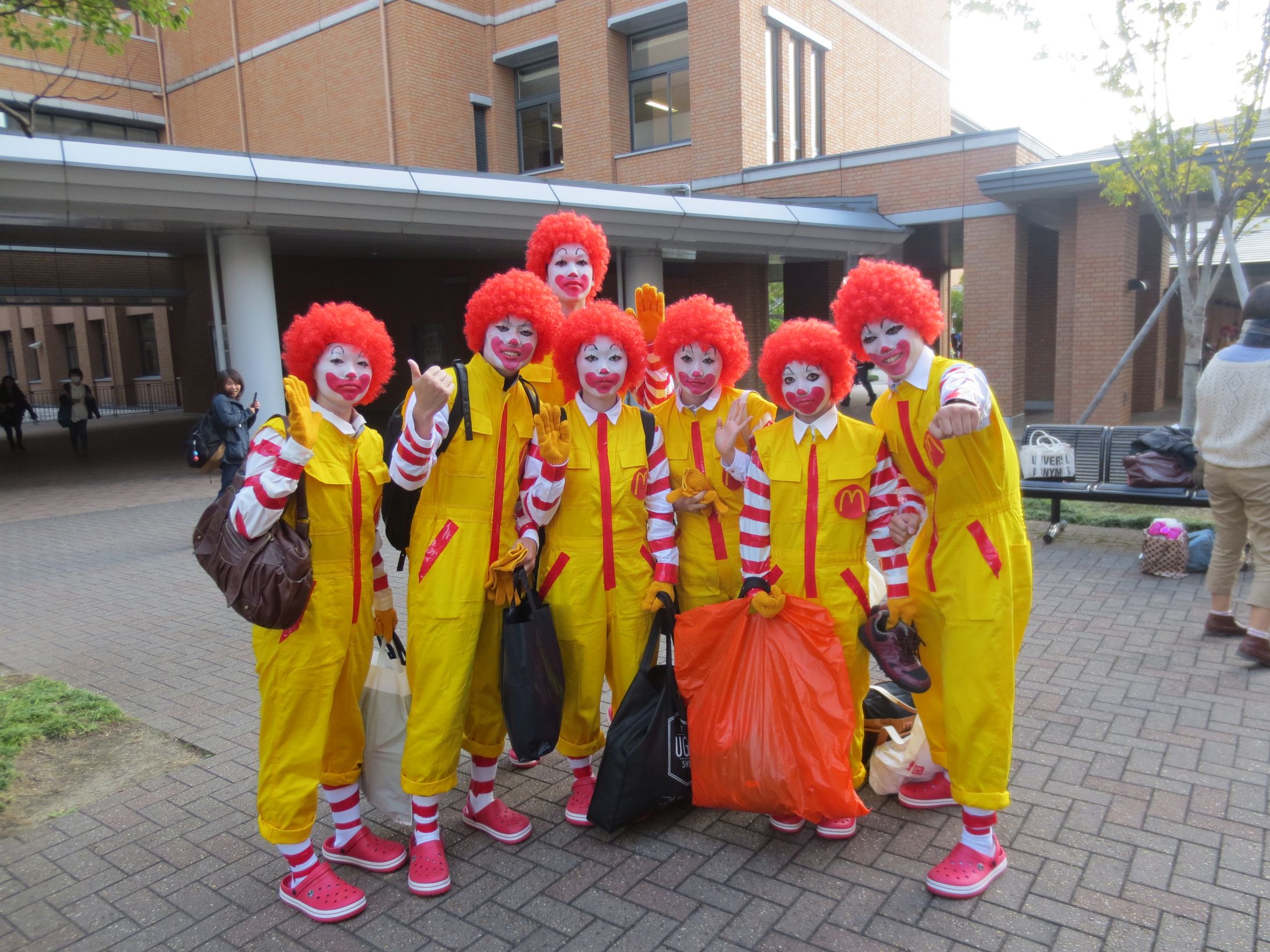 group of burger clownz Blank Meme Template