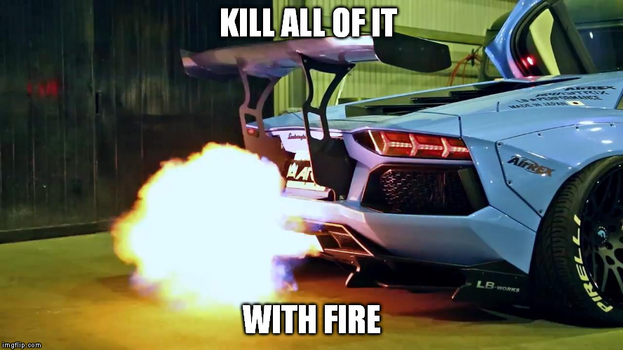 KILL ALL OF IT WITH FIRE | made w/ Imgflip meme maker