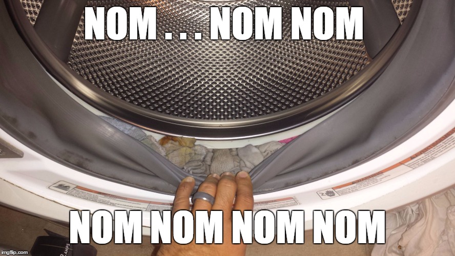 dryer lost socks | NOM . . . NOM NOM NOM NOM NOM NOM | image tagged in dryer lost socks | made w/ Imgflip meme maker