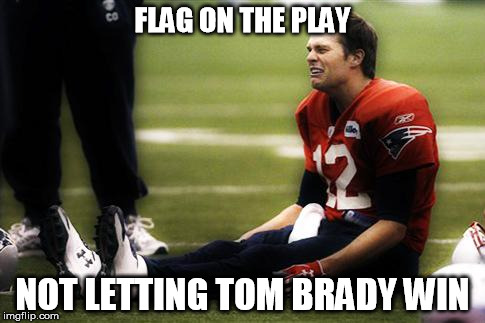 great game.   | FLAG ON THE PLAY; NOT LETTING TOM BRADY WIN | image tagged in tom brady cry,football,playoffs | made w/ Imgflip meme maker