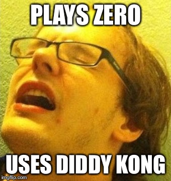 Monkey Business  |  PLAYS ZERO; USES DIDDY KONG | image tagged in mew2k,diddy,super smash bros,zero,up throw | made w/ Imgflip meme maker
