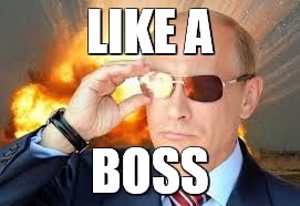 LIKE A; BOSS | image tagged in cool pic | made w/ Imgflip meme maker