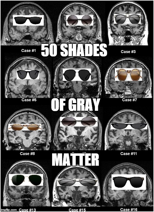 50 SHADES; OF GRAY; MATTER | image tagged in 50 shades | made w/ Imgflip meme maker