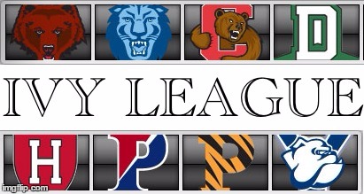 Ivy League | X | image tagged in ivy league | made w/ Imgflip meme maker