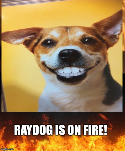 RAYDOG IS ON FIRE! | made w/ Imgflip meme maker