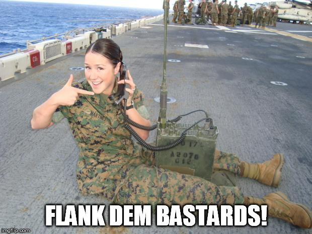 FLANK DEM BASTARDS! | made w/ Imgflip meme maker