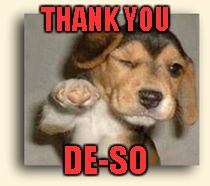 THANK YOU DE-SO | made w/ Imgflip meme maker