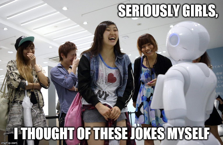 funny Pepper | SERIOUSLY GIRLS, I THOUGHT OF THESE JOKES MYSELF | image tagged in joker | made w/ Imgflip meme maker