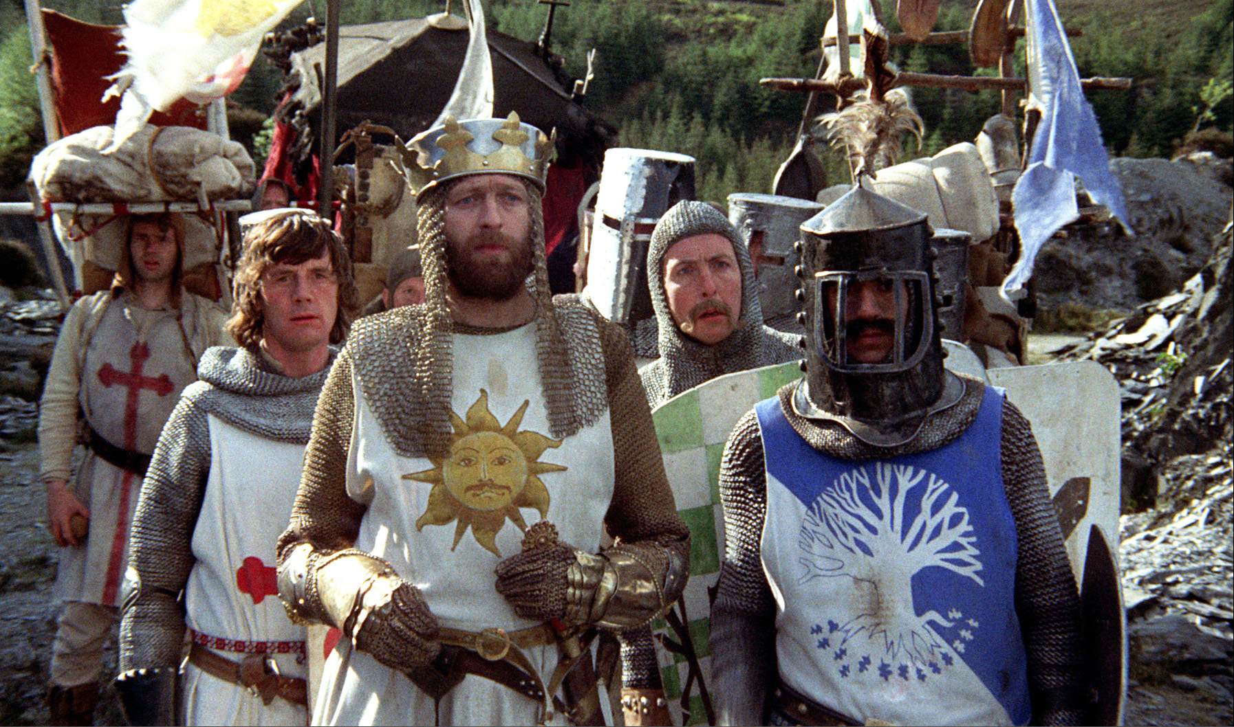 Monty Python knights Blank Meme Template