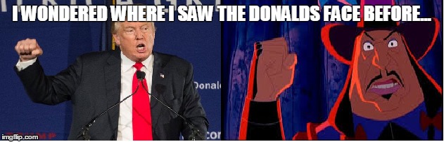 I WONDERED WHERE I SAW THE DONALDS FACE BEFORE... | image tagged in donald trump | made w/ Imgflip meme maker