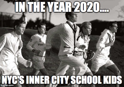 rich kids | IN THE YEAR 2020…. NYC'S INNER CITY SCHOOL KIDS | image tagged in rich kids | made w/ Imgflip meme maker