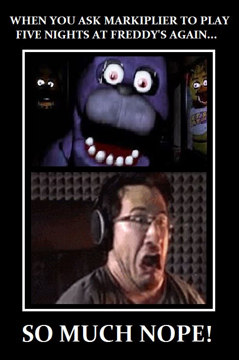 Markiplier Fnaf  Blank Meme Template