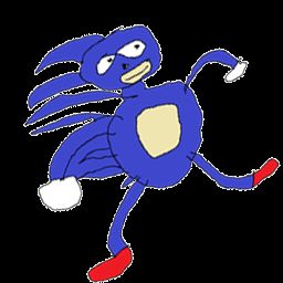 High Quality Sanic Blank Meme Template