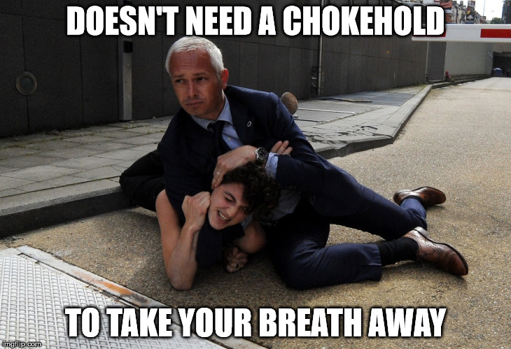 DOESN'T NEED A CHOKEHOLD; TO TAKE YOUR BREATH AWAY | image tagged in AdviceAnimals | made w/ Imgflip meme maker