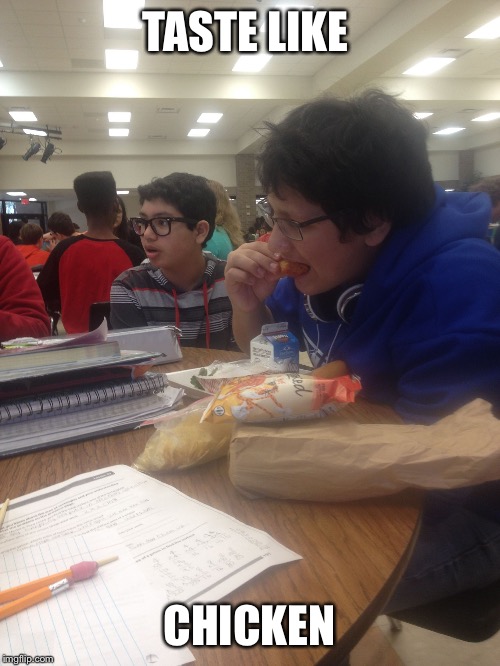 Taste like chicken meme | TASTE LIKE; CHICKEN | image tagged in memes | made w/ Imgflip meme maker