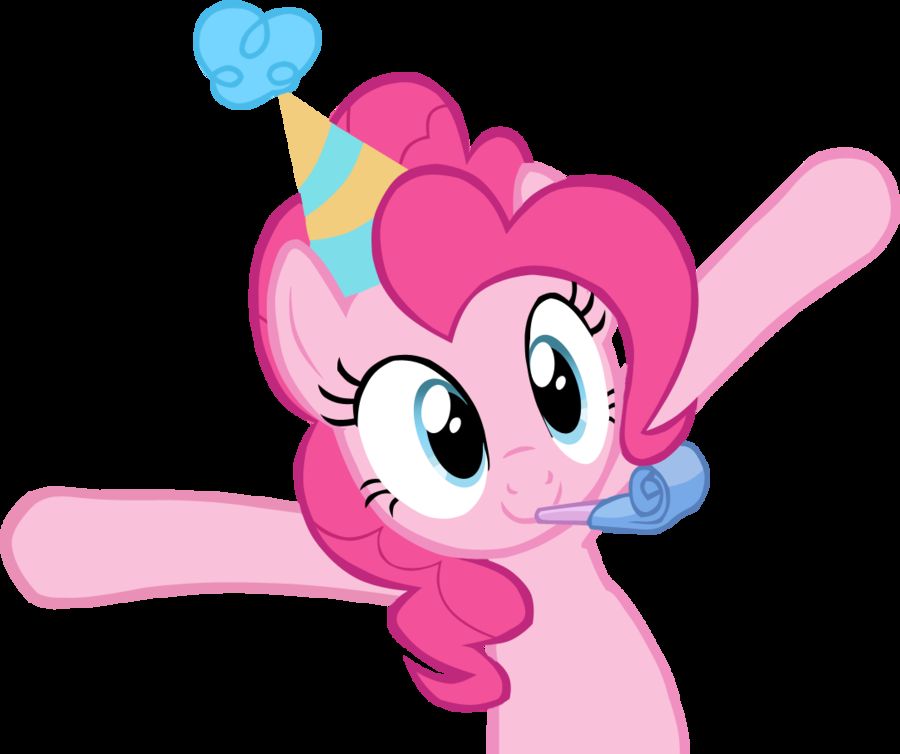 Pinkie partying Blank Meme Template