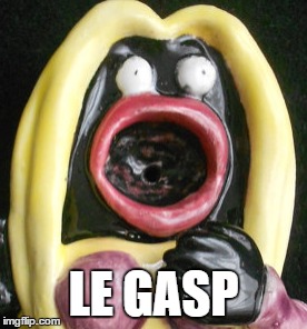 Jynx in shock | LE GASP | image tagged in pokemon,pipe,gasp,surprise | made w/ Imgflip meme maker