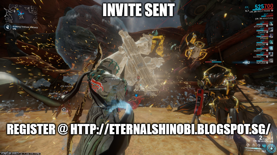 INVITE SENT; REGISTER @ HTTP://ETERNALSHINOBI.BLOGSPOT.SG/ | made w/ Imgflip meme maker