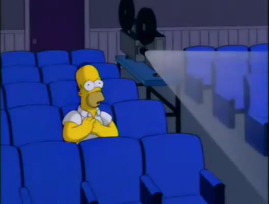 High Quality Homer Movies Blank Meme Template