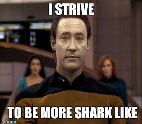 I STRIVE TO BE MORE SHARK LIKE | made w/ Imgflip meme maker