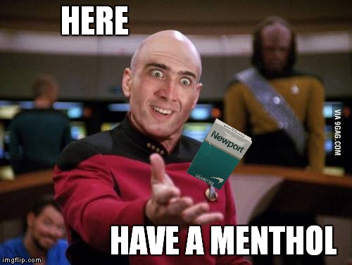 HERE HAVE A MENTHOL | made w/ Imgflip meme maker