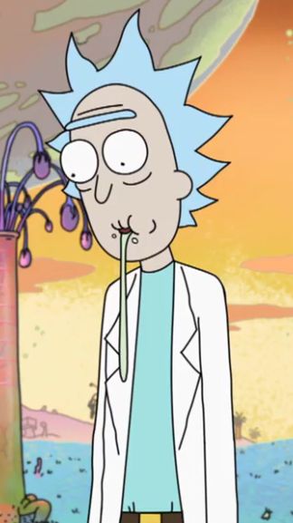 High Quality Rick Sanchez Drooling (Rick and Morty) Blank Meme Template