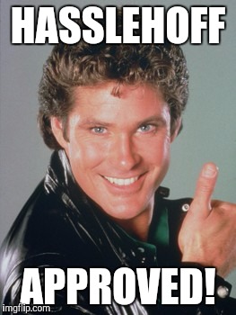 HASSLEHOFF APPROVED! | made w/ Imgflip meme maker