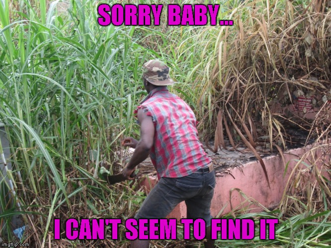 SORRY BABY... I CAN'T SEEM TO FIND IT | made w/ Imgflip meme maker