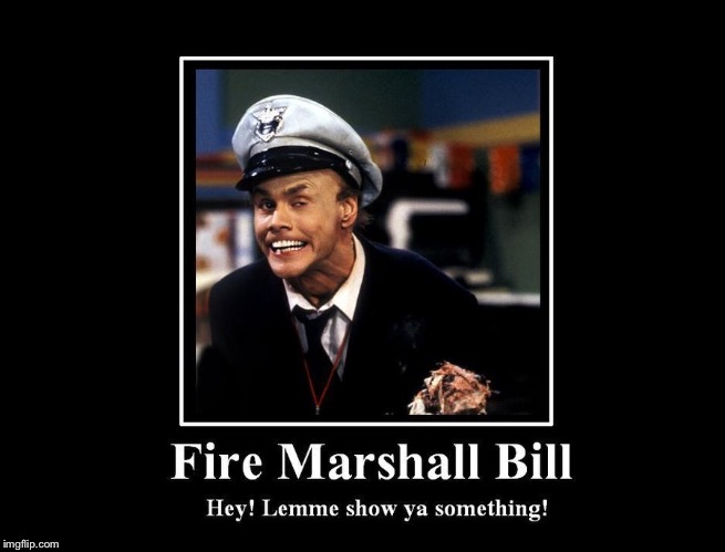 fire marshall bill in space