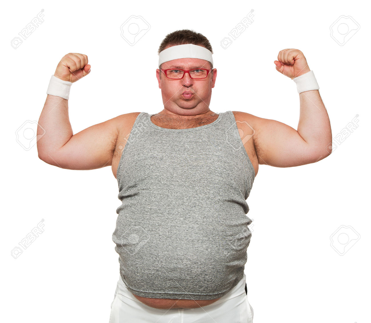 High Quality manflexing Blank Meme Template