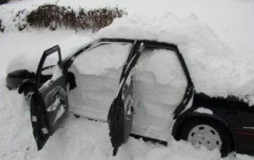 High Quality Car Snowed In Blank Meme Template