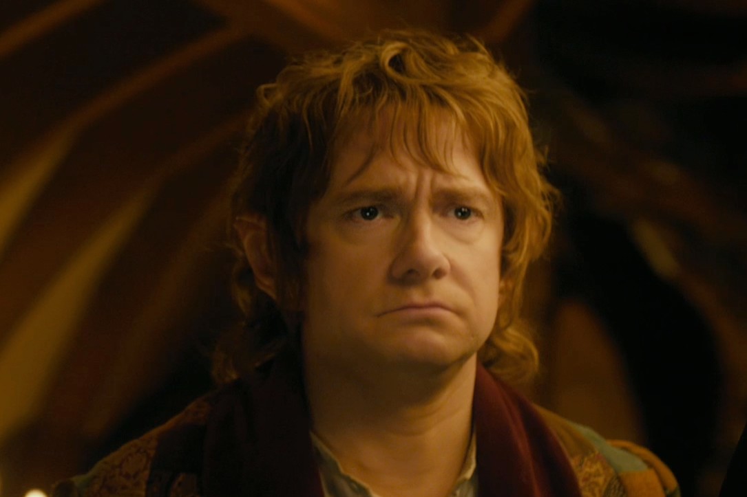 Bilbo Baggins Looking Frustrated Blank Meme Template