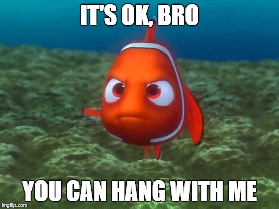 IT'S OK, BRO YOU CAN HANG WITH ME | made w/ Imgflip meme maker