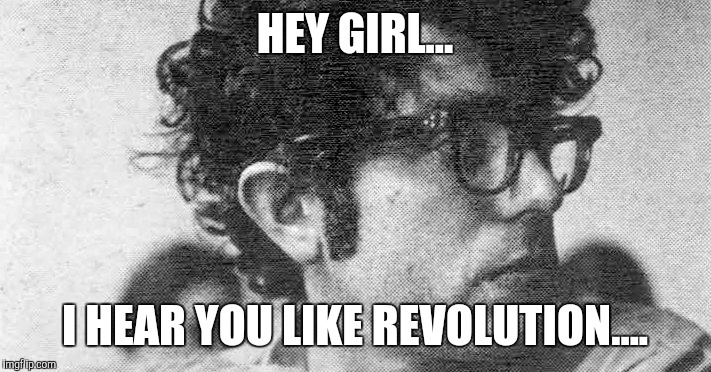 Bernie Sanders rocks my world! | HEY GIRL... I HEAR YOU LIKE REVOLUTION.... | image tagged in bernie sanders,funny,sexy,revolution,ladies,forreal | made w/ Imgflip meme maker
