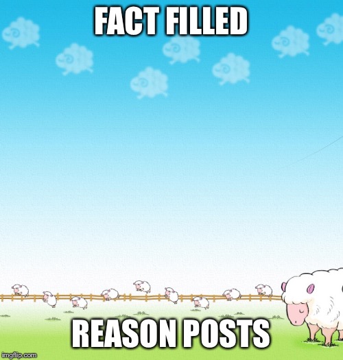 LIGHTHEARTED SHEEP | FACT FILLED REASON POSTS | image tagged in lighthearted sheep | made w/ Imgflip meme maker