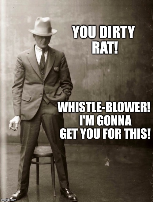 Government Agent Man | YOU DIRTY RAT! WHISTLE-BLOWER! I'M GONNA GET YOU FOR THIS! | image tagged in government agent man | made w/ Imgflip meme maker