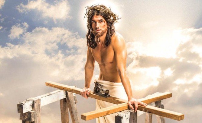 High Quality Sexy Jesus  Blank Meme Template