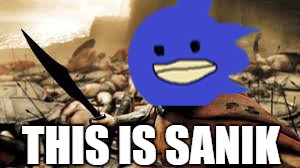 THIS IS SANIK!!! | THIS IS SANIK | image tagged in this is sanik | made w/ Imgflip meme maker